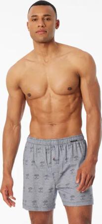 Boxershorts 2er-Pack Jersey uni gemustert - Boxershorts Multipacks 10