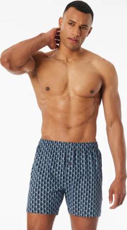 Boxershorts 2er-Pack Jersey uni gemustert - Boxershorts Multipacks 5