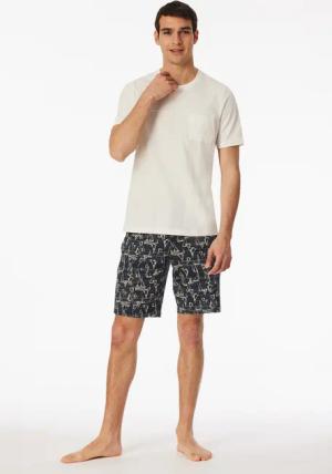 Shirt kurzarm Sweat-Qualität off-white - Mix+Relax 52