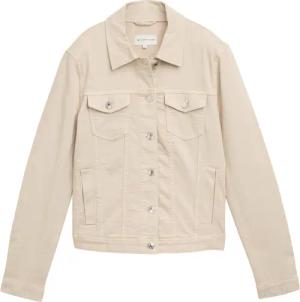 TOM TAILOR Damen Jeansjacke mit Eingriffstaschen, braun, Uni, Gr. XS