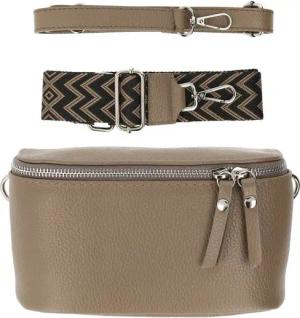 Botego Gürteltasche Damen Leder, Bauchtasche Damen, Umhängetaschen für Damen