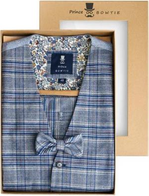 Prince Bowtie Krawatte Vintage-Outfit mit Weste, Krawatte & Einstecktuch in Viskosemischung