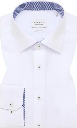 MODERN FIT Original Shirt in weiß unifarben