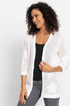 Ajourstrickjacke