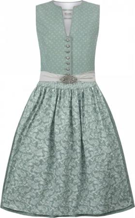 Dirndl Franka (salbei, Gr. 42) von Stockerpoint Heimatgwand für Damen, 100% Baumwolle