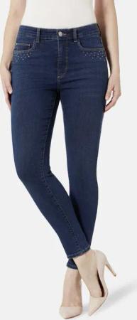 STOOKER WOMEN 5-Pocket-Jeans "Rio Denim Skinny Fit", Skinny Fit Casual Clean Wash Denim Jeans Magic Shape Effekt für Damen