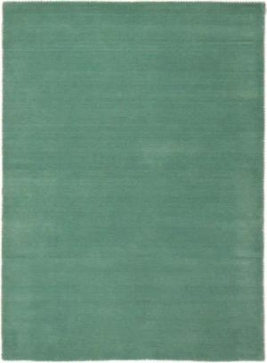 carpetfine Wollteppich "Gabbeh Lola Uni", rechteckig, 14 mm Höhe, mit natürlichem Pflanzenmaterial von Hand gewebt, auch in Rund