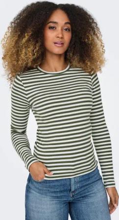 ONLY Langarmshirt "ONLAIDA L/S STRIPED TOP JRS"