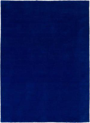 carpetfine Wollteppich "Gabbeh Lola Uni", rechteckig, 14 mm Höhe, mit natürlichem Pflanzenmaterial von Hand gewebt, auch in Rund