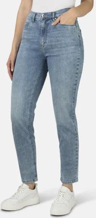 STOOKER WOMEN 5-Pocket-Jeans "Nizza Fashion Tapered Fit", Tapered Fit Casual Clean Wash Denim Jeans für Damen