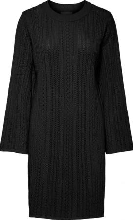 pieces Strickkleid "PCNUKA LS O-NECK KNIT DRESS NOOS BC"