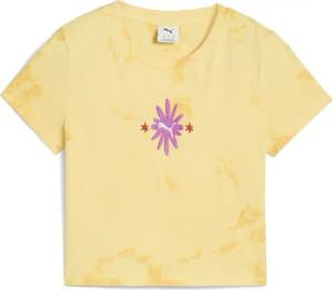 PUMA T-Shirt "WARDROBE ESS FLORAL PACK Kurzes figurbetontes T-Shirt mit"