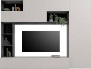 INOSIGN Wohnwand "PRATO, Breite 272 cm, Höhe 210 cm, Kompakt-Wohnwand,", Mediawand, Schrankwand, moderne u. grifflose Optik, viel Stauraum