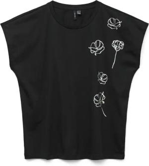 Vero Moda Kurzarmshirt "VMSIA AVA SS TOP BOX JRS GA"