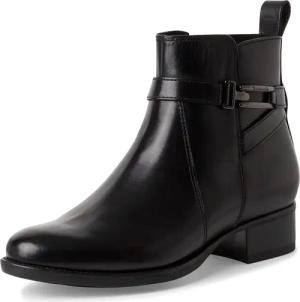 Tamaris Stiefelette, Blockabsatz, Businessschuh mit praktischem Innenreißverschluss
