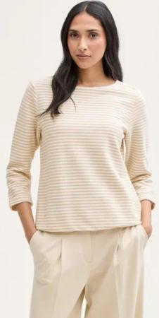 TOM TAILOR 3/4-Arm-Shirt Langarmshirt mit Knopf-Details