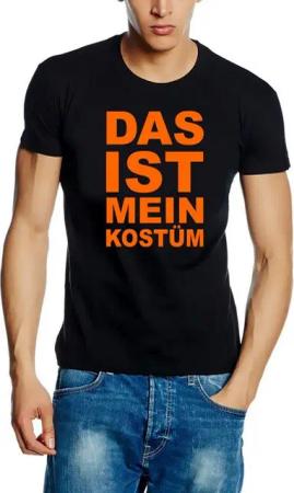 coole-fun-t-shirts Print-Shirt DAS IST MEIN KOSTÜM T-Shirt Karneval Fasching Fassnacht