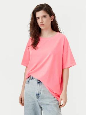 American Vintage T-Shirt Pymaz PYM02AH24 Rosa Oversize