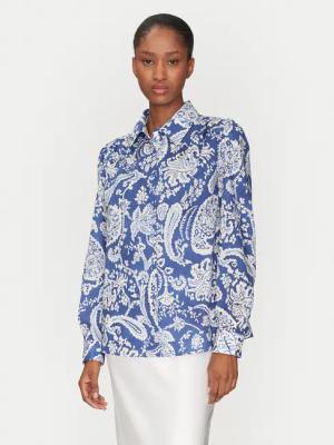 Luisa Spagnoli Hemd Bonifico 541847 Blau Regular Fit