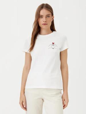 Vero Moda T-Shirt Viva 10322077 Weiß Regular Fit