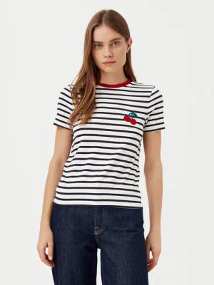 ONLY T-Shirt Heart 15318959 Dunkelblau Regular Fit