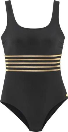 LASCANA Badeanzug Elodie mit trendigem Materialeinsatz