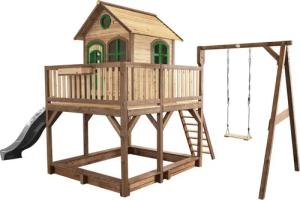 AXI Spielhaus Liam braun B/H/L: ca. 541x291x277 cm