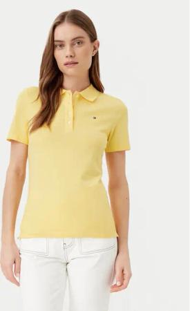 Tommy Hilfiger Poloshirt 1985 WW0WW43225 Gelb Slim Fit