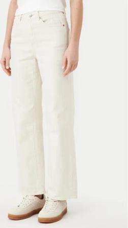 Vero Moda Jeans Tessa 10287303 Écru Wide Leg