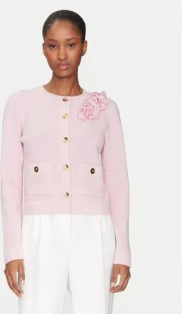 Luisa Spagnoli Strickjacke 100023 Rosa Regular Fit