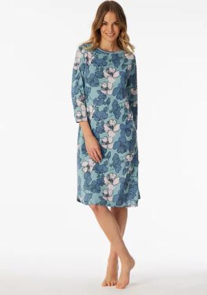 Nachthemd 3/4-Arm Blumenprint mineral - Comfort Nightwear 52