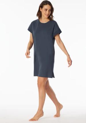 Nachthemd kurz graphit - Casual Nightwear 48