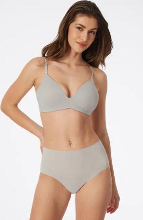 Soft-BH gepadded ohne Bügel grau-jaspe - Invisible Soft 75C