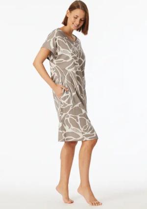 Nachthemd kurzarm Interlock clay - Modern Nightwear 38