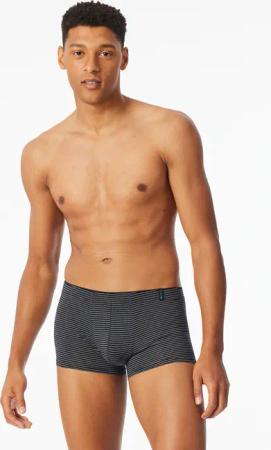 Shorts Modal Streifen nachtblau - Long Life Soft 10