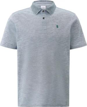 BOGNER Polo-Shirt Samu für Herren - Dunkelgrün/Weiß - XL