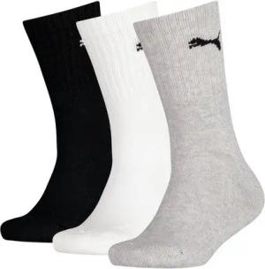 PUMA Socken PUMA KIDS CREW SOCK 3P (3-Paar, 3 Paar) Junior mit klassischer Rippe