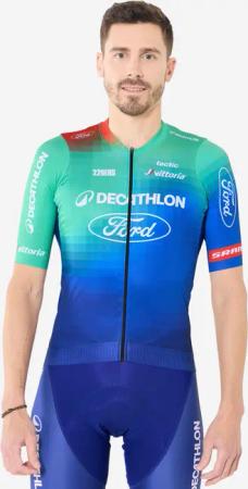 Radtrikot MTB kurzarm Decathlon Ford Racing Team Replika Herren