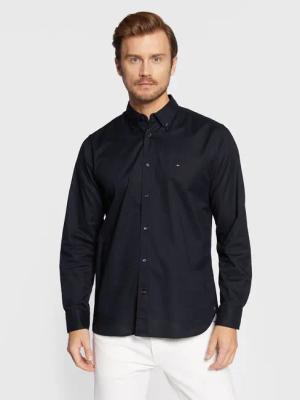 Tommy Hilfiger Hemd Core Flex Poplin MW0MW25035 Dunkelblau Regular Fit