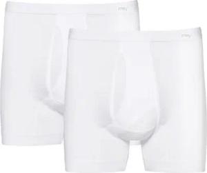 Mey Langer Boxer SERIE NOBLESSE (2er-Pack) Aufgesetzter Webbund, super soft