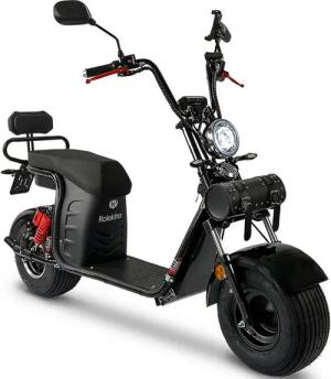 Rolektro E-Motorroller E-Cruiser 45 Lithium, Schwarz, 60V-20Ah Akku, 1500 Watt, 1500 W, 45 km/h, bis zu 50 km Reichweite, mit USB-Anschluss und integr. Alarmanlage