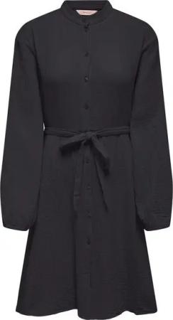 ONLY Blusenkleid ONLTHYRA LS BUTTON BELT DRESS WVN C