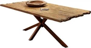 SIT Esstisch, Platte aus recyceltem Teak