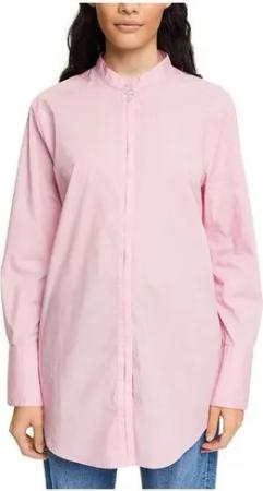 Esprit Langarmbluse uni regular fit (1-tlg)
