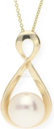 JuwelmaLux Kettenanhänger JuwelmaLux Anhänger 333/000 (8 Karat) Gold mit Süßwasser Zuchtperle JL (1-tlg), Schmuckanhänger
