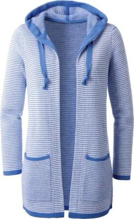 Sieh an! Strickjacke Kapuzenstrickjacke