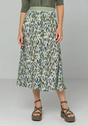 bianca Sommerrock KINA mit coolem Allover-Print in Trendfarben