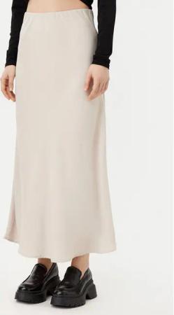 Pieces Midirock Franan 17116541 Beige Regular Fit