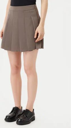 Pieces Minirock Julina 17154916 Khakifarben Regular Fit