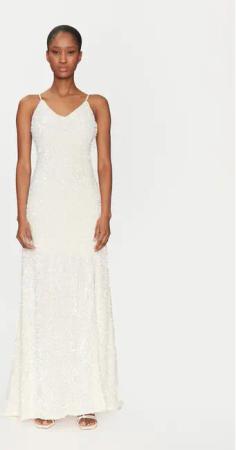 YAS Abendkleid Mira 26036359 Weiß Regular Fit